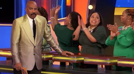 'Family Feud' host Steve Harvey stunned after hearing a player's wild answer about family
