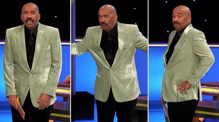 'Family Feud' host Steve Harvey mocks player for letting women down with her wild answer