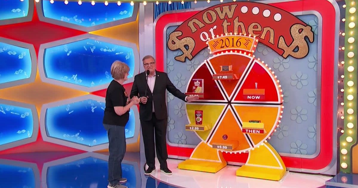 Screenshot showing the contestant and Drew Carey on "The Price Is Right." (Cover Image Source: YouTube | The Price Is Right)
