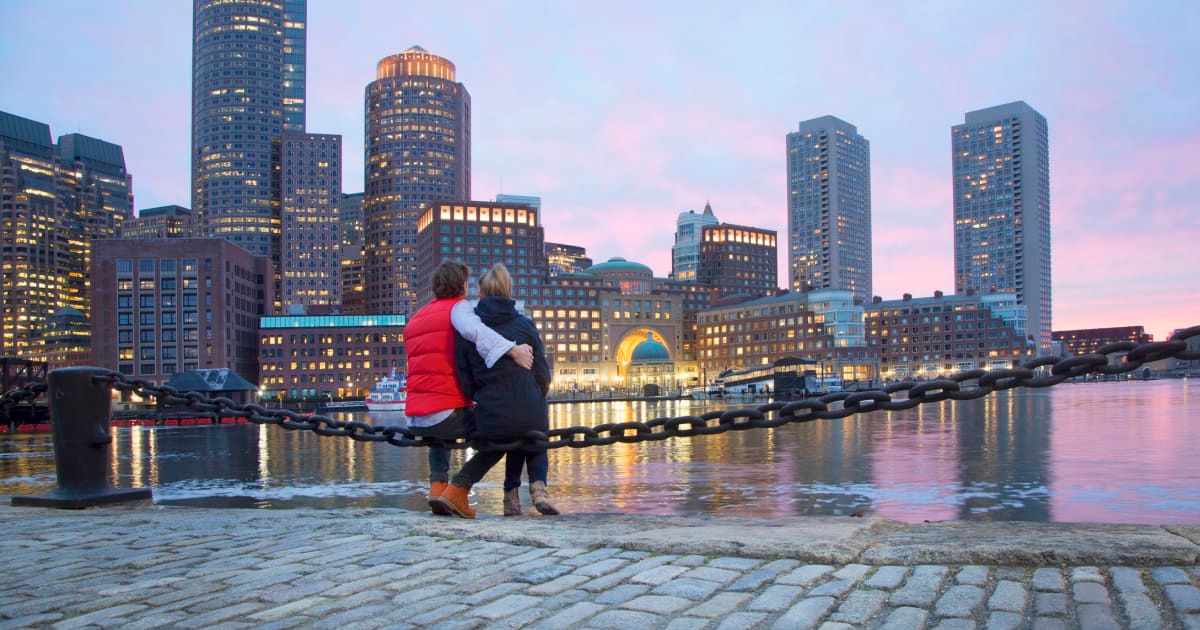 Representative image of a couple sitting near the harbor (Cover image source: Getty Images/Photo by Grant Faint)