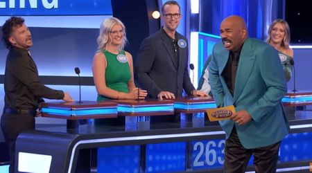 'Family Feud' host Steve Harvey bursts into laughter after hearing a player's 'movies' answer