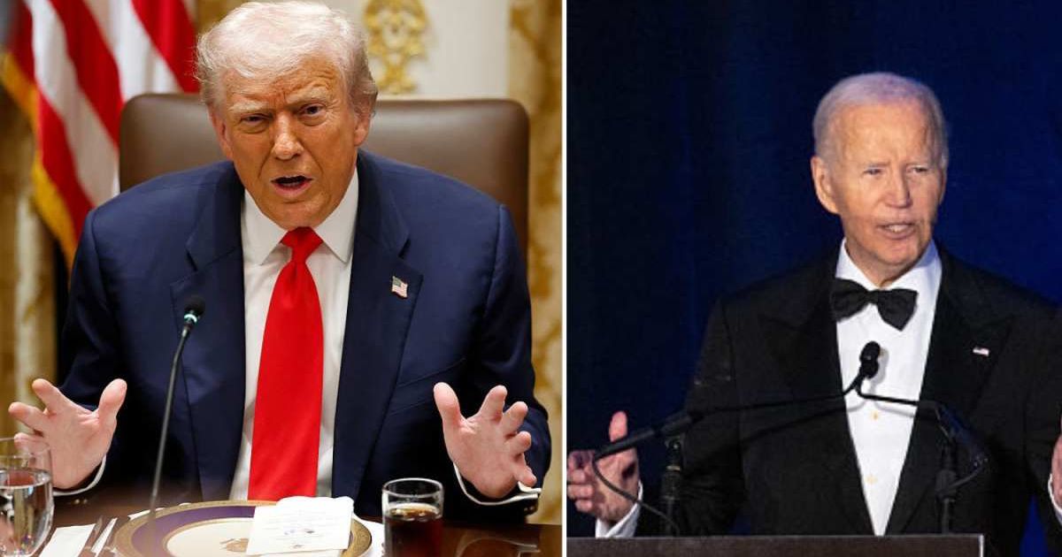 President Trump and his predecessor, Joe Biden. (Cover image source: Getty images | Photos by Kevin Dietsch and Scott Olson)