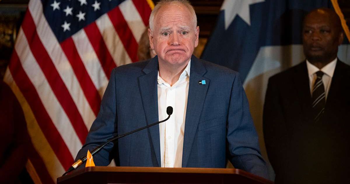 Minnesota Governor Tim Walz. (Cover Image Source: Photo by Stephen Maturen/Getty Images)