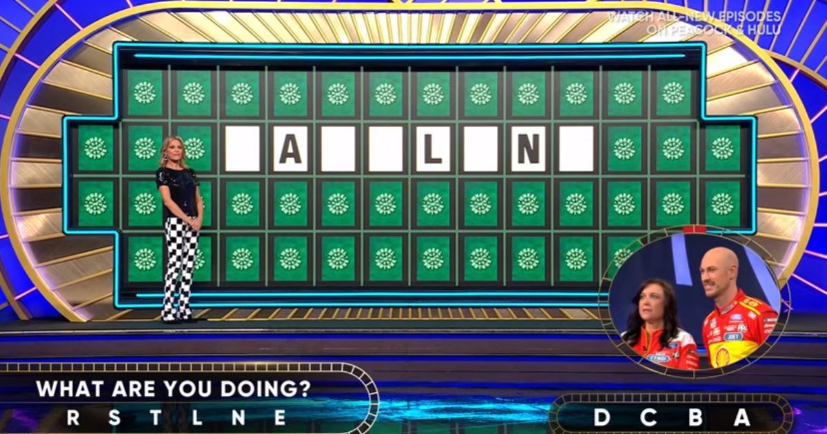 Vanna White, contestant Cindi, and NASCAR legend Joey Logano on 'Wheel of Fortune' (Cover Image Source: YouTube | Wheel of Fortune)