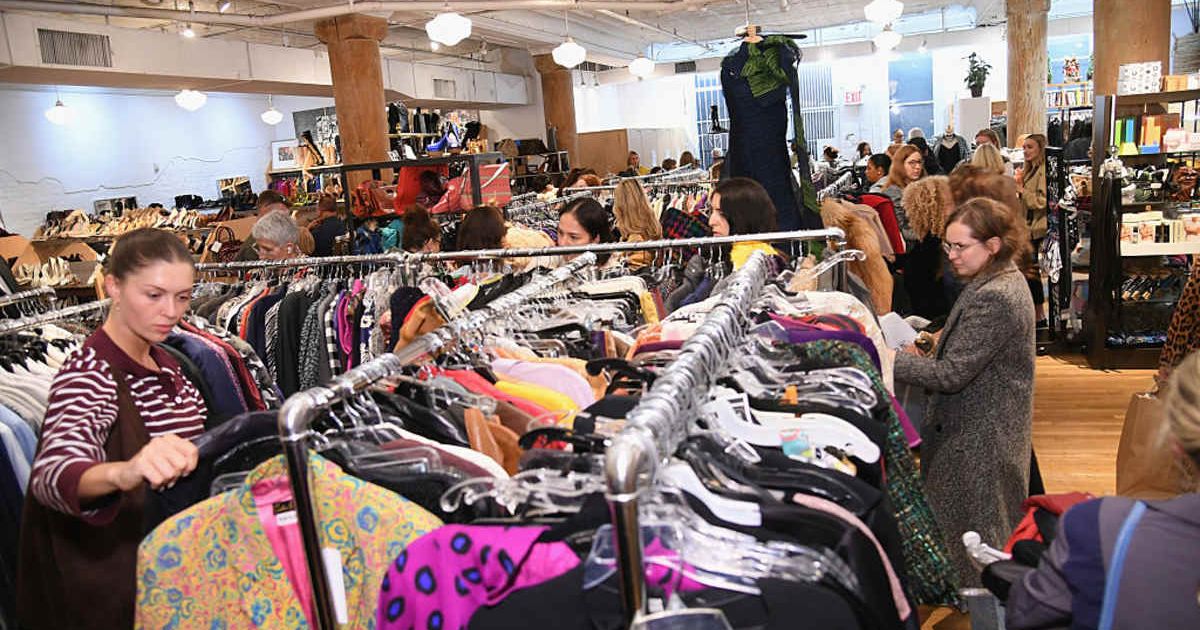 Representative image of customers in a thrift store. (Cover Image Source: Photo by Gary Gershoff/Getty Images for Housing Works)