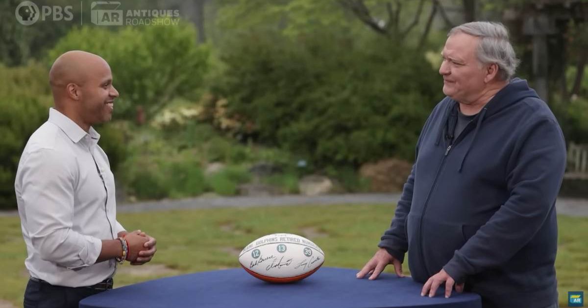 Screenshot showing the expert, the item, and the guest on the show (Cover image source: YouTube/Antiques Roadshow PBS)