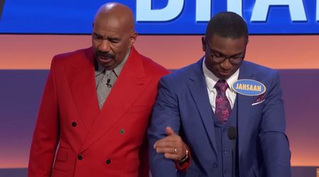 ‘Family Feud’ host Steve Harvey starts praying after player’s wild answer about marriage