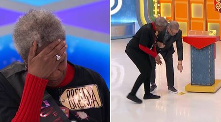 'Price Is Right' contestant wins big as Drew Carey fumbles and drops the cards in a game