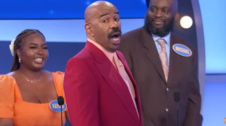 'Family Feud' host Steve Harvey's reaction said it all after hearing wild answers about Vegas