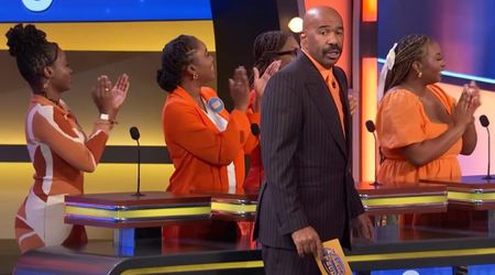 'Family Feud' host Steve Harvey was left baffled as contestants come up with new words