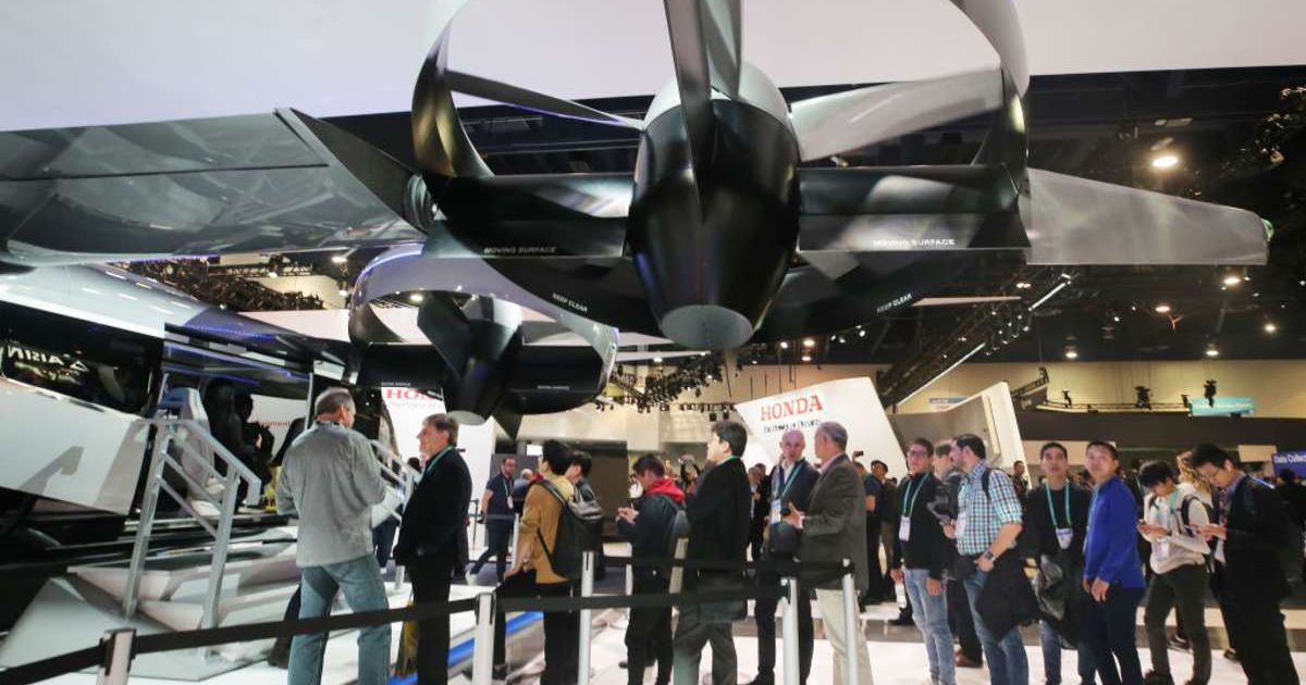 Representative image of an air taxi concept. (Cover Image Source: Photo by Mario Tama/Getty Images)